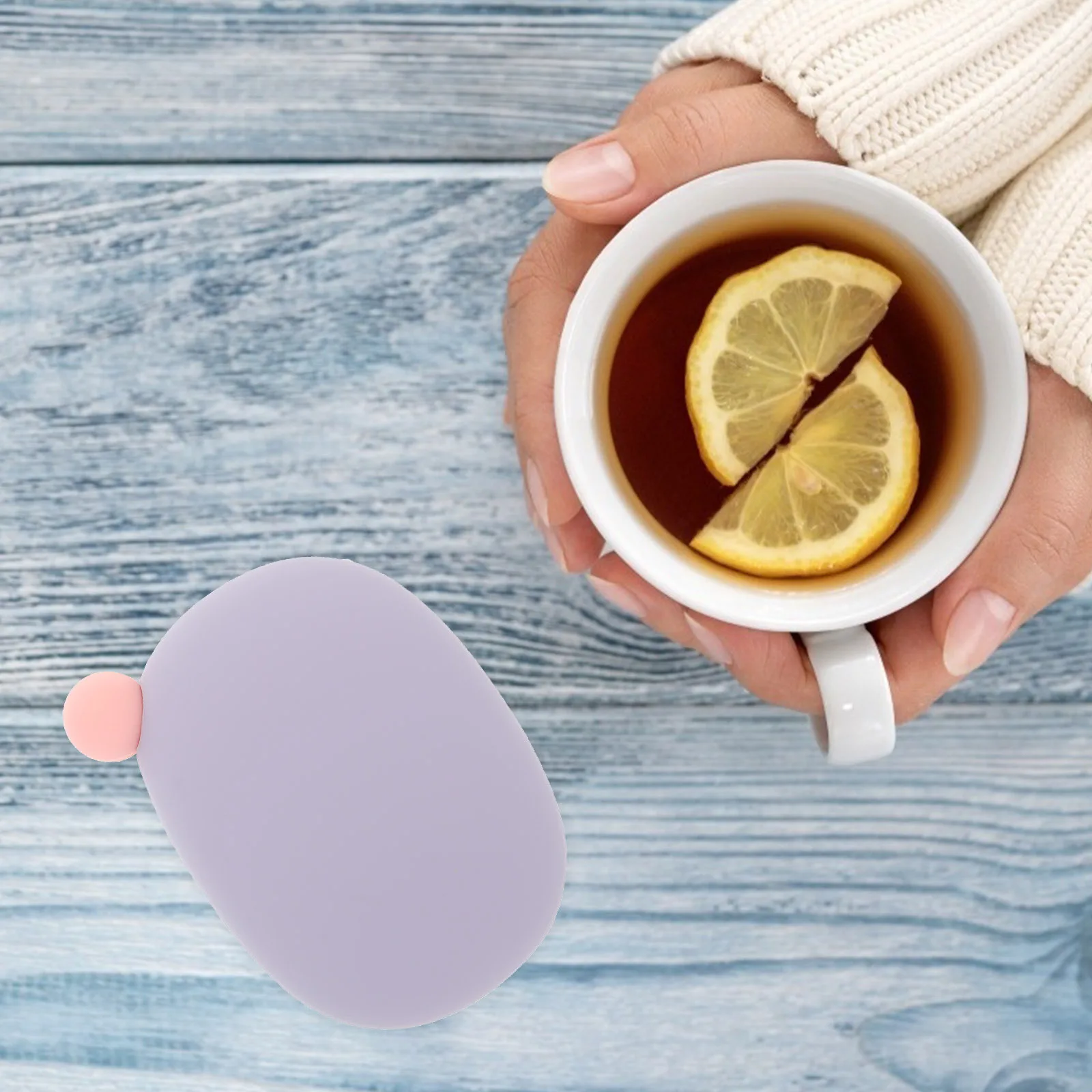 

1pc Portable Hand Warmer Silicone Reusable Warm Tool Lovely Design Multi-Function Winter Warmer For Home Office Outdoor Pocket