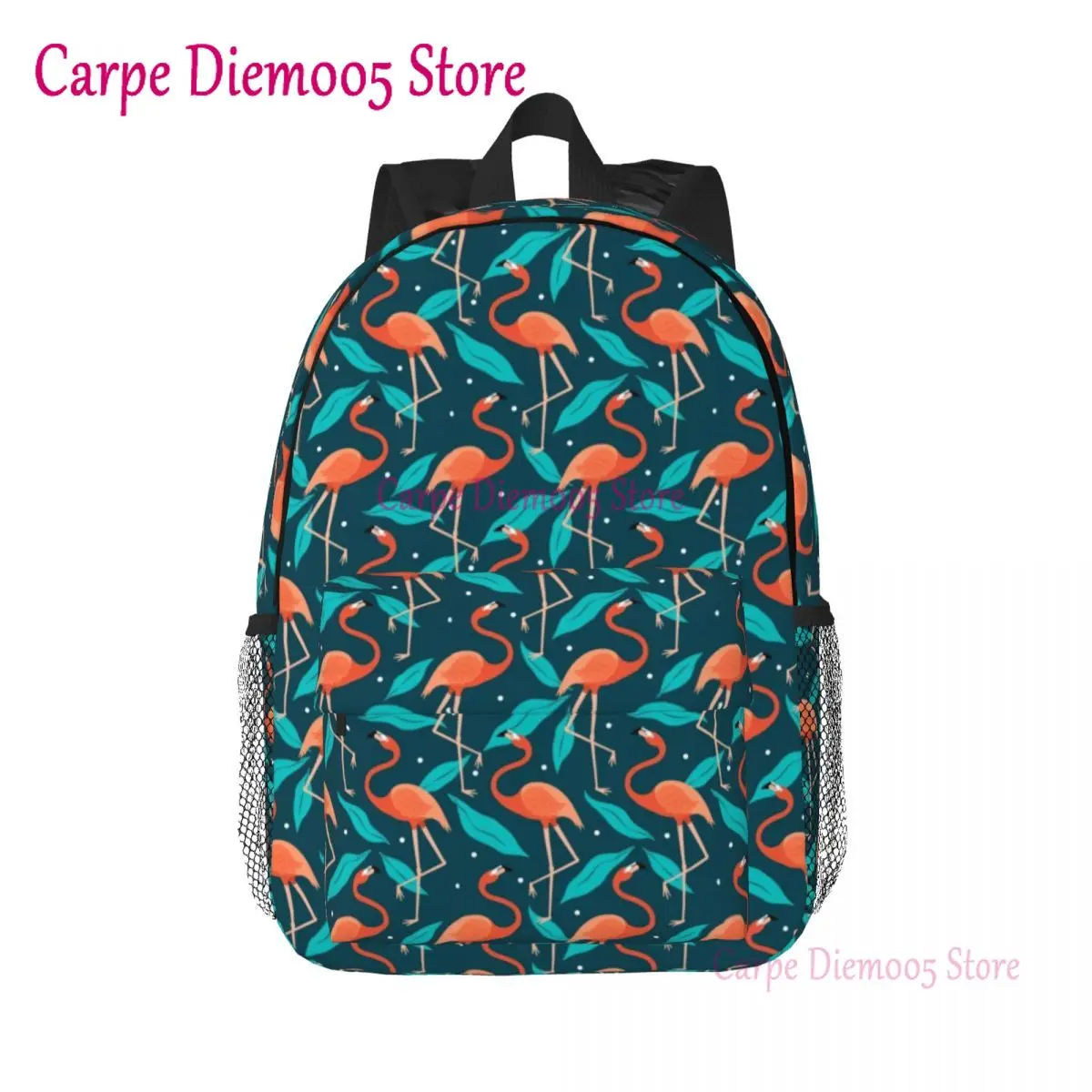 

Flamingo Summer Pattern Bird Backpacks for Boys Girls College School Travel Bags Women Men Bookbag Fits 15 Inch Laptop