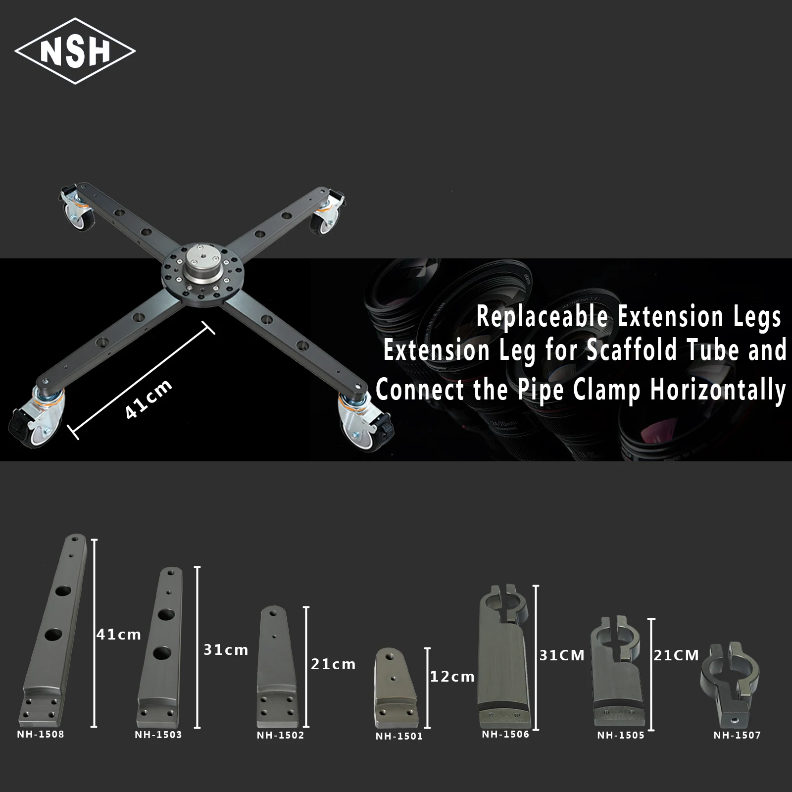 NSH GRIP KIT Octopus system camera dolly multifunctional combination(Please contact to change the shipping cost)