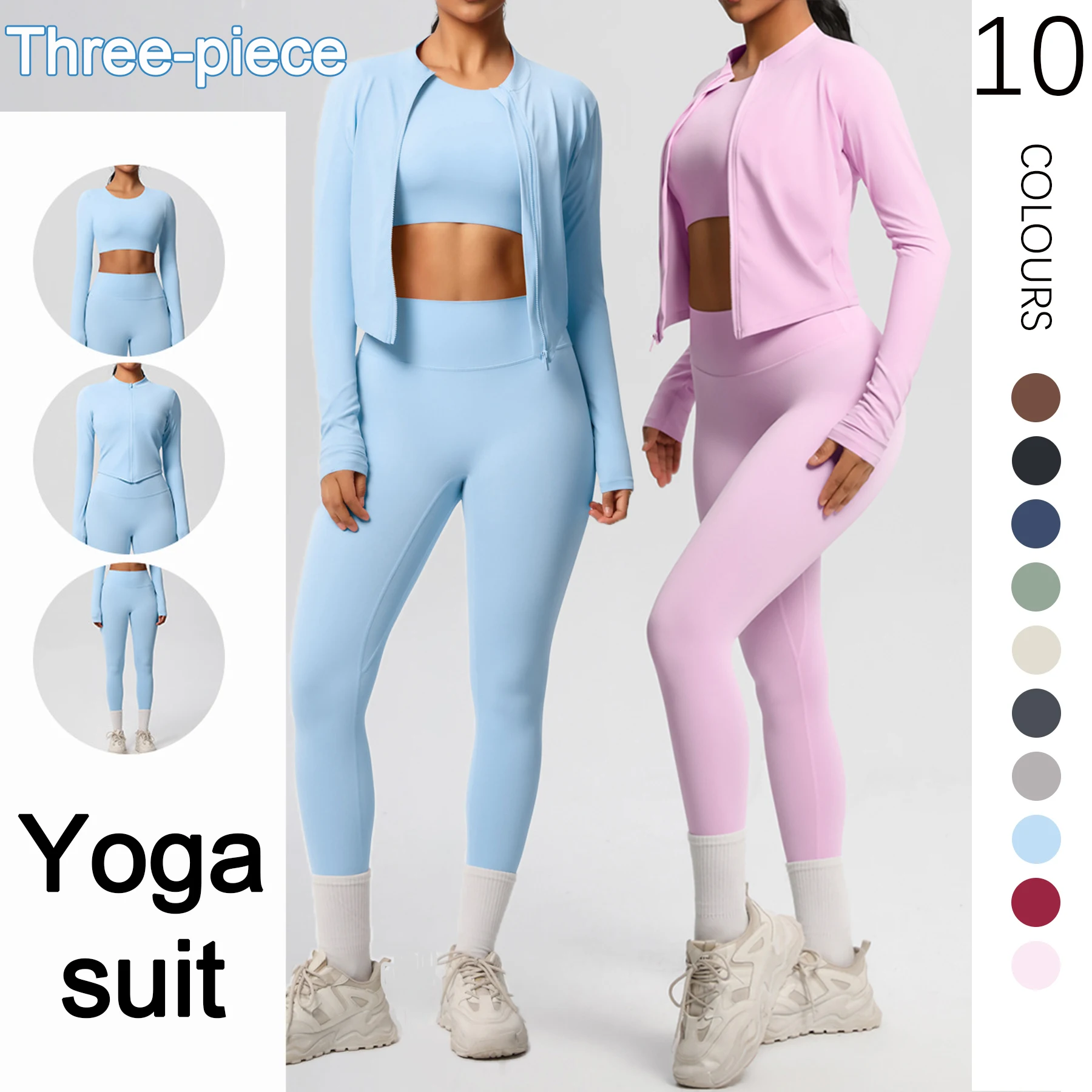 abbigliamento-da-yoga-in-tre-pezzi-completo-legging-pantaloni-ad-asciugatura-rapida-sport-a-vita-alta-corsa-ciclismo-maniche-lunghe-cappotto-con-cerniera-set-da-yoga