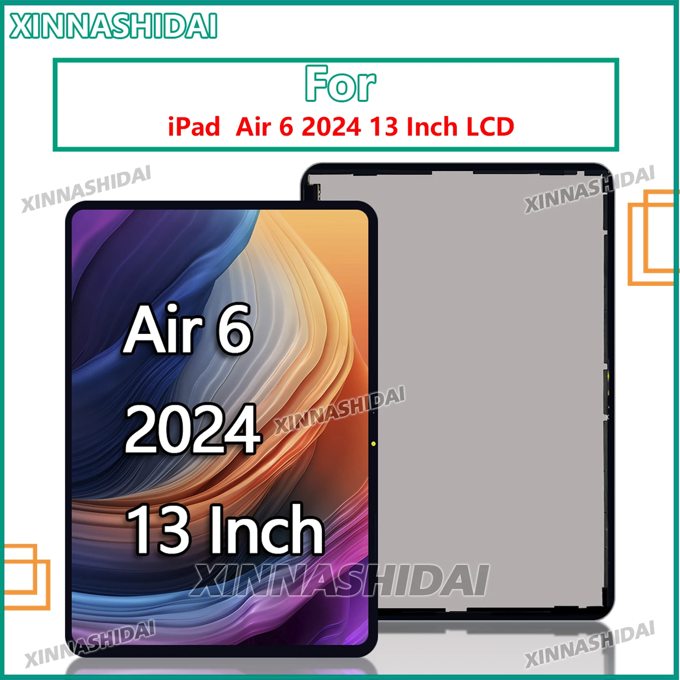 

Протестировано ВСЕ 13-дюймовый ЖК-дисплей для iPad 2024 Air 6 2024 6-го поколения A2900 A2898, дигитайзер сенсорного экрана, замена стекла в сборе, ремонт