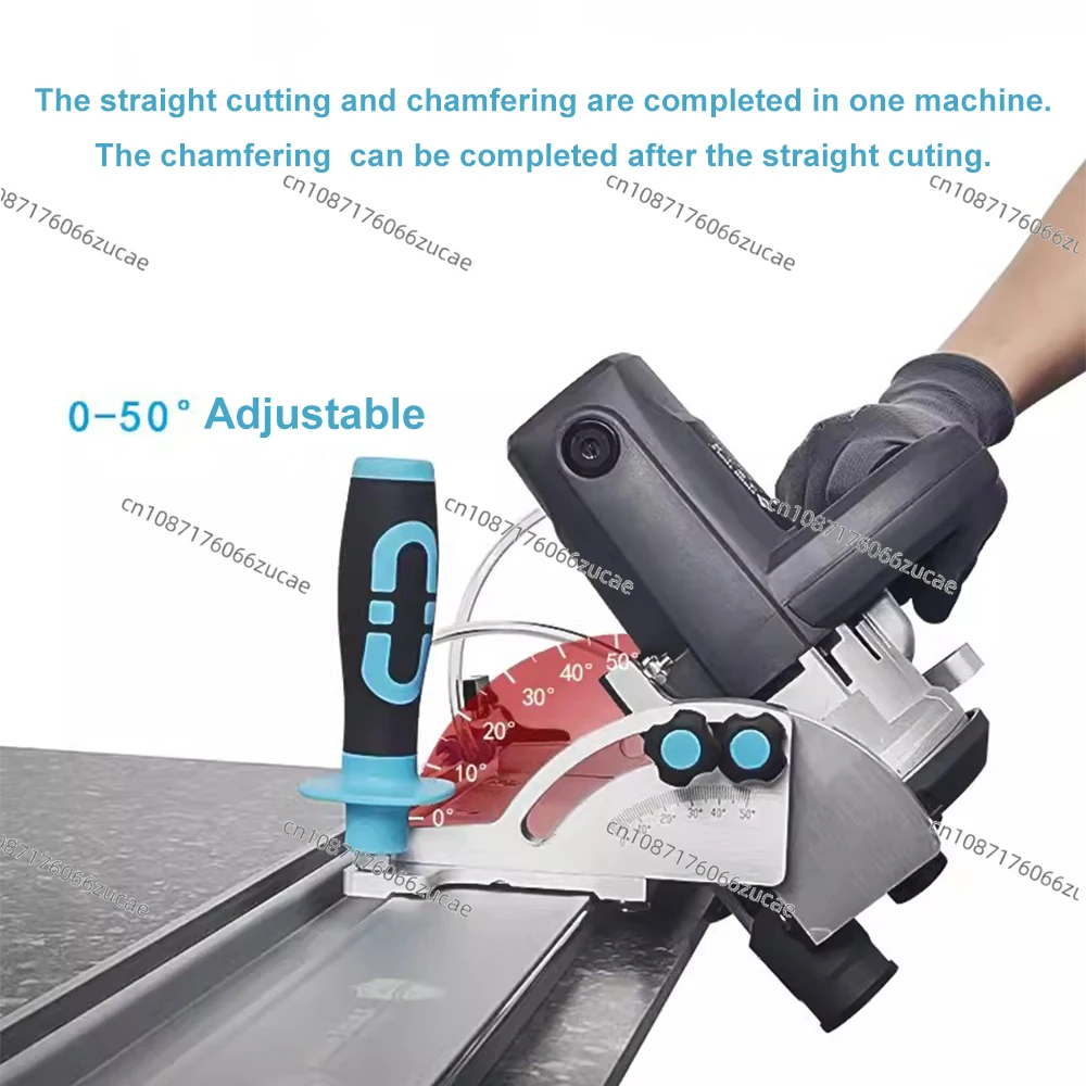 Electric 45 Degree Ceramic Tile Marble Granite Cutting Machine Stone Slab Cutter Cutting Thickness 17cm