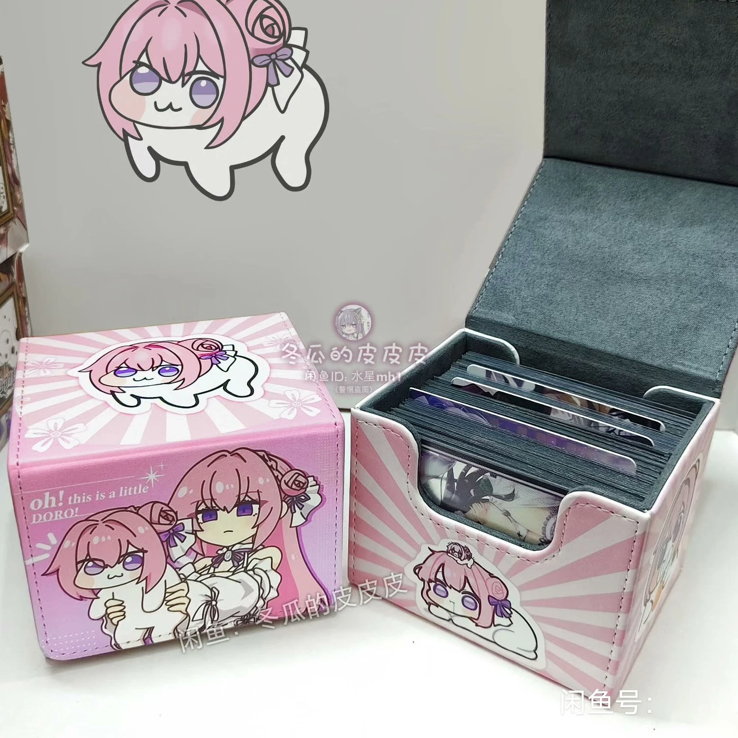 لتقوم بها بنفسك قصة آلهة ذاتية الصنع دوروثي صندوق تخزين بطاقات لطيف دوروس مجموعة جلدية بطاقة صندوق حماية لعبة هدية بطاقة أنيمي