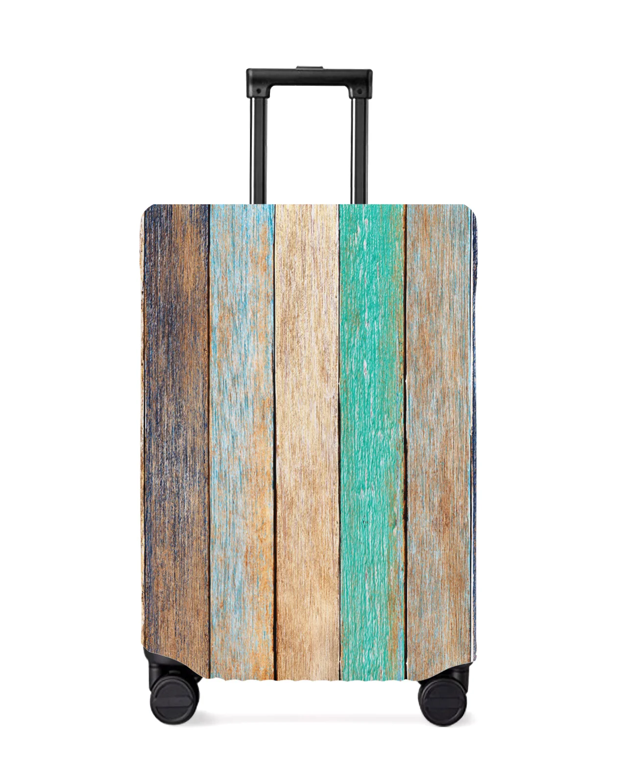 

Vintage Wood Texture Travel Luggage Protective Cover for 18-32 Inch Travel Accessories Suitcase Elastic Dust Case Protect Sleeve