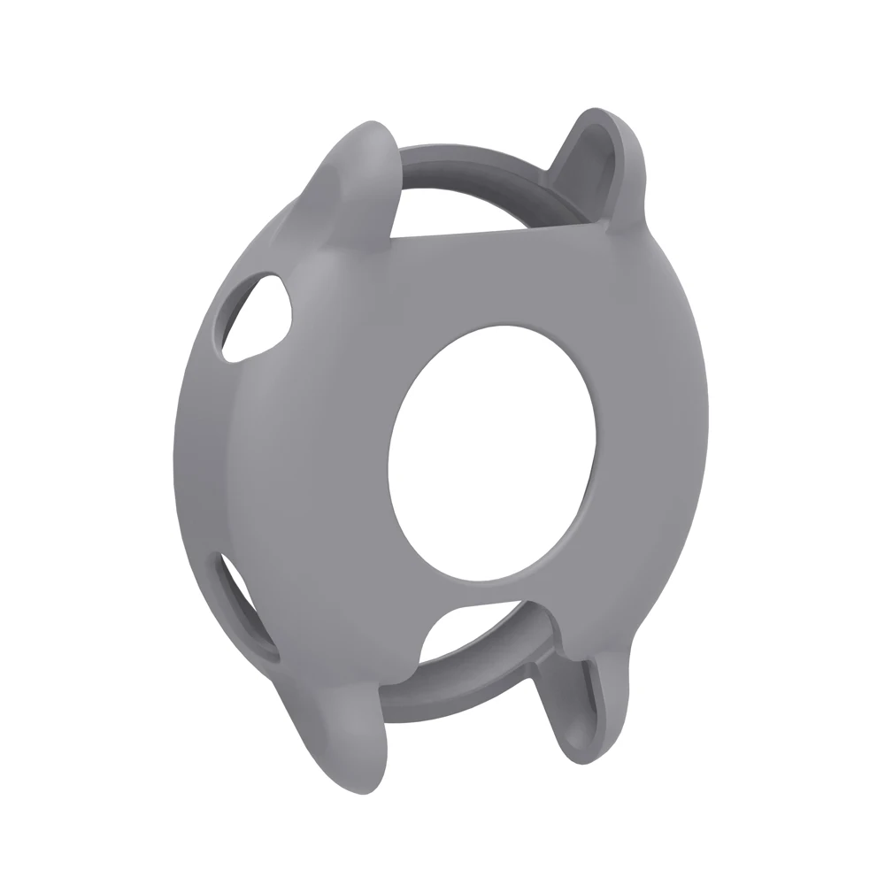 1X حافظة من السيليكون الناعم لساعة Garmin Vivoactive 6 الذكية، غطاء حماية من الجلد الواقي، إطار حماية ممتص للصدمات