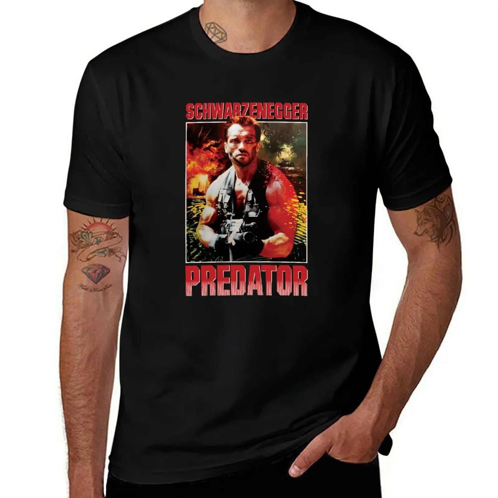 

Predator Original Film Art T-Shirt t shirts for man pack white t shirts for man graphic funny man t shirt summer T-Shirt
