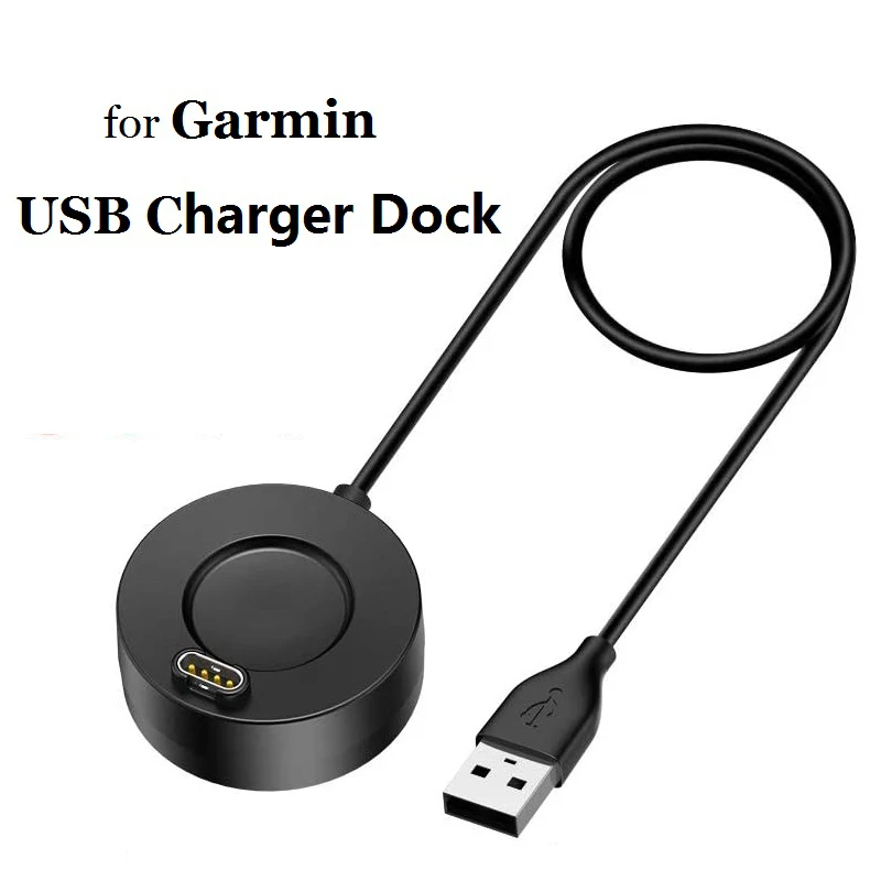 USB Charger For Garmin fenix  5 6 7 7S 7X  6x Pro Solar Charging Cable Data Cable Approach Venu 2S nstinct 2 Vivoactive 3 4