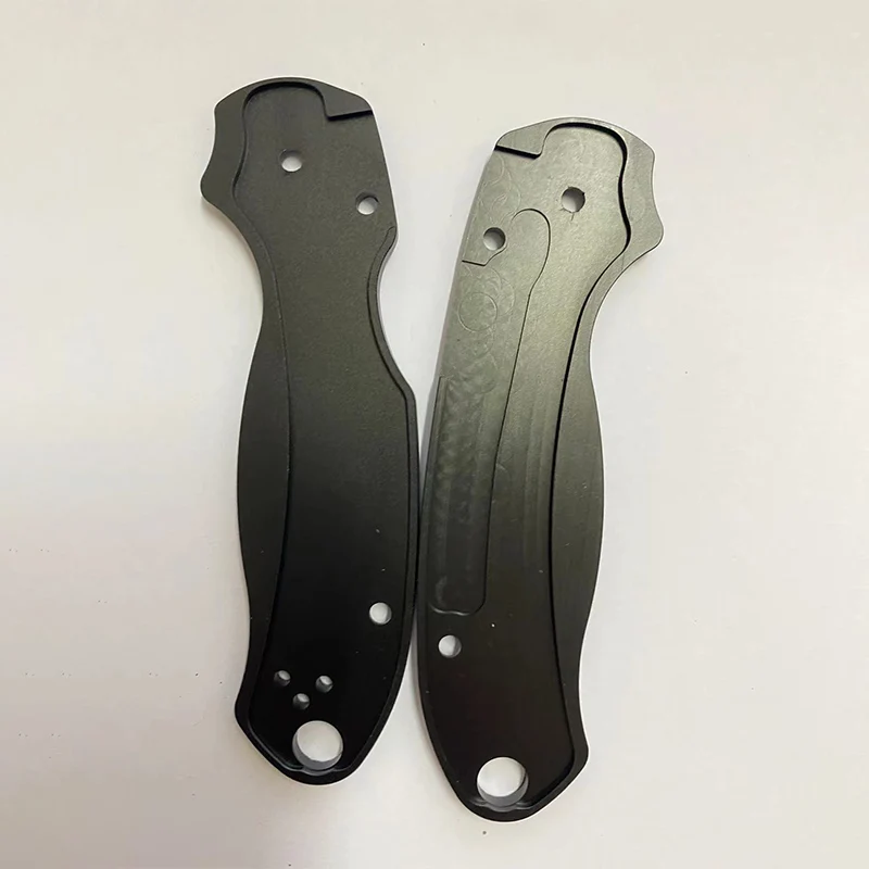 CNC Custom Aluminum Alloy Knife Grip Handle Scales For Spyderco Paramilitary3 Para3 C223 Knives DIY Making Accessories Parts