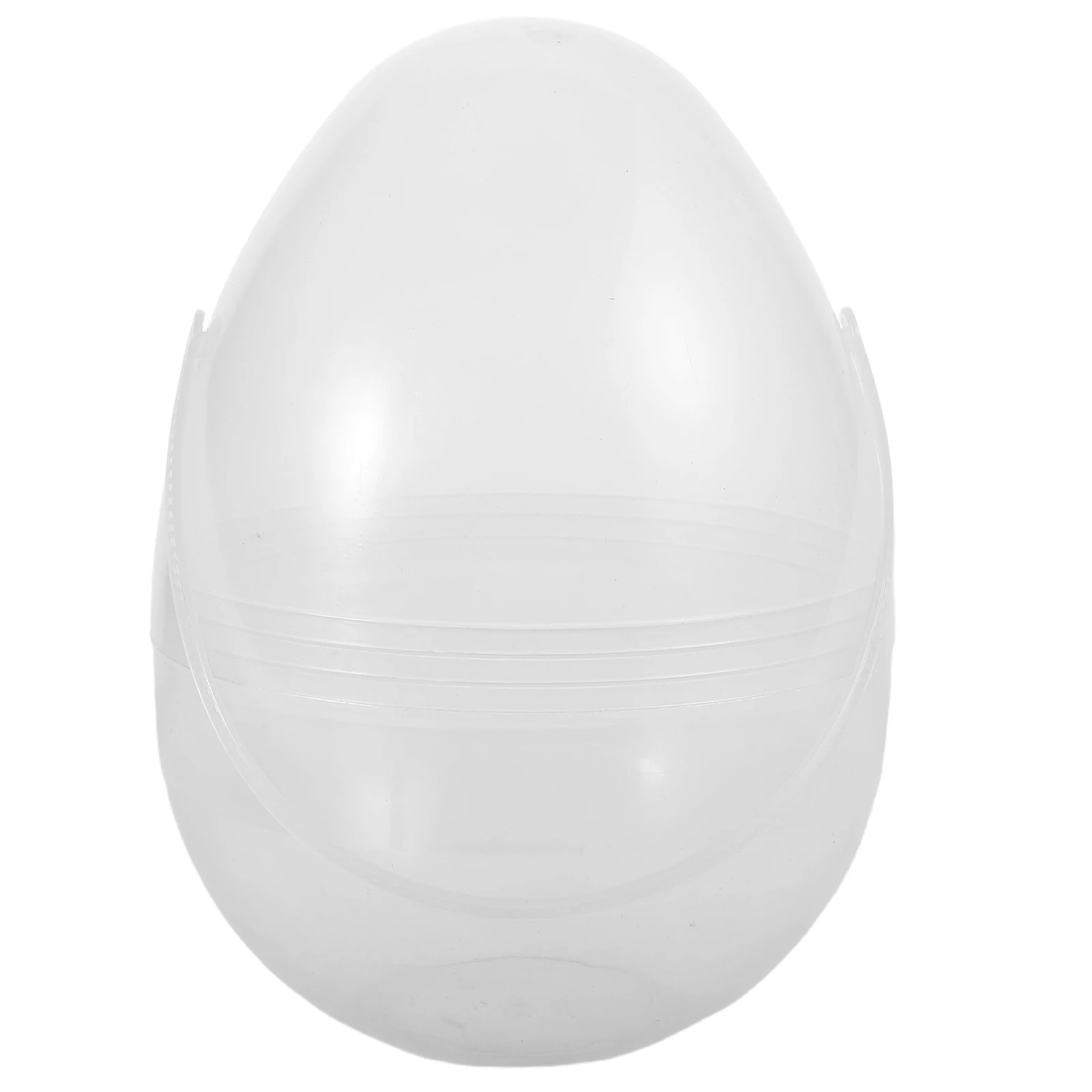

Transparent Fillable Egg Holder Portable Clear Storage Box Hollow Ball Ornament For Small Items Crystal Decoration Plastic