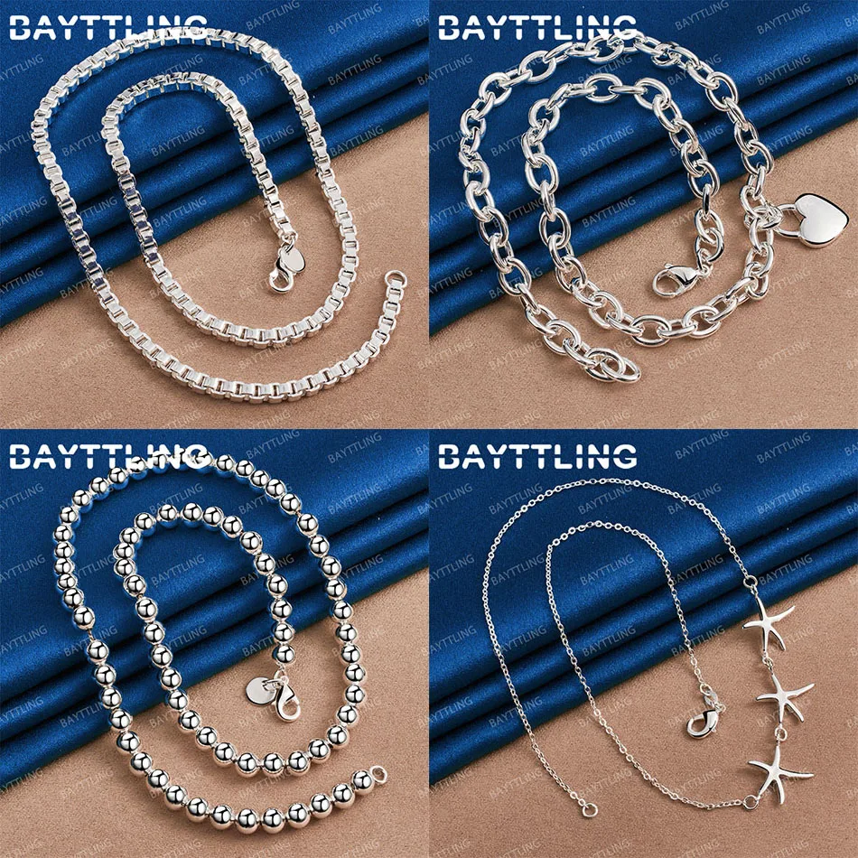 

Luxury 925 Sterling Silver Exquisite Beaded Starfish Necklace for Women Fashion Gift Engagement Accessory Jewelry Party
