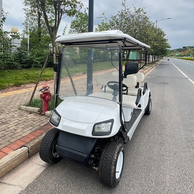 2024 Hot Sale Customized 48V 6-Seater Side-by-Side 4*4 UTV Electric Golf Buggy Cart with Legal Lithium Battery