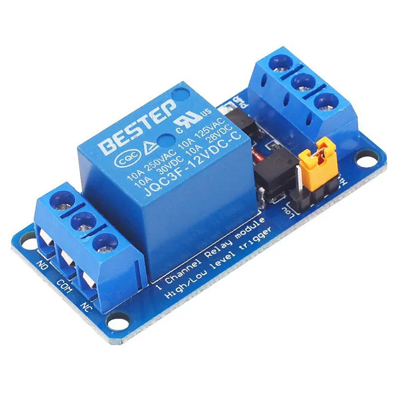 3.3V 5V 12V 24V 1 Channel Relay Module High And Low Level Trigger Dual Optocoupler Isolation Relay Module Board