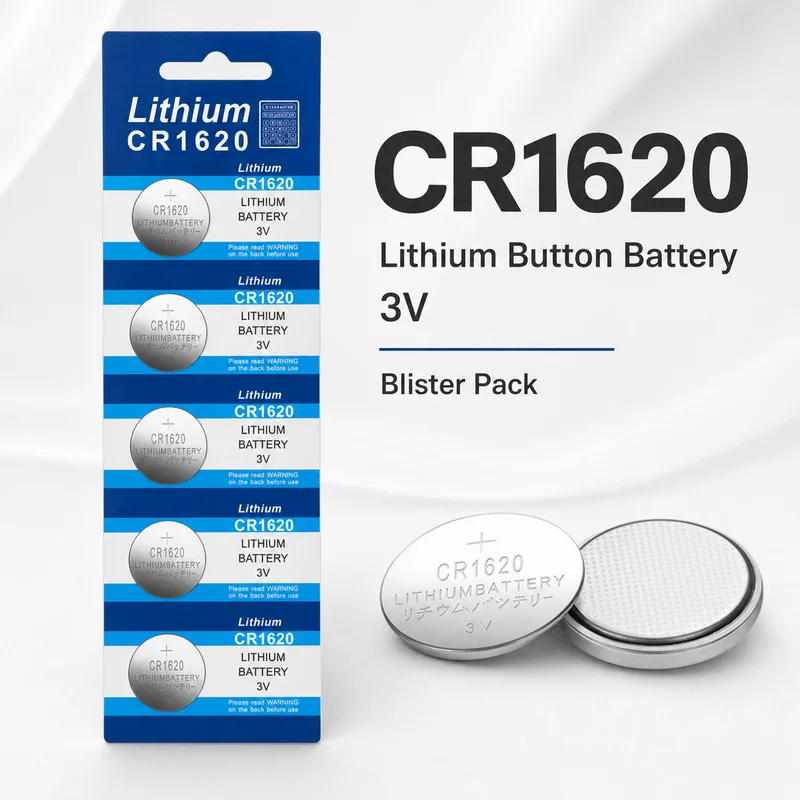 Lithium Coin Cell Battery CR1620 3V 5-50PCS DL1620 BR1620 for Watch Remote Control Calculator Scale Shaver Battery