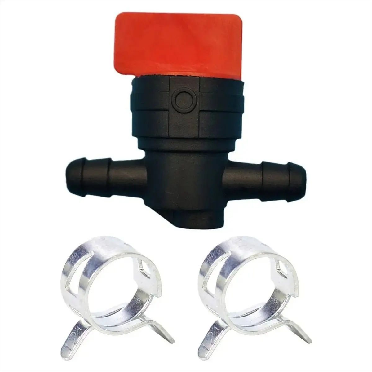 【Clearance Sale】5Pcs 494768 698183 Shut Off Valve with Clamp for 1/4 Inch Line Lawn Tractor