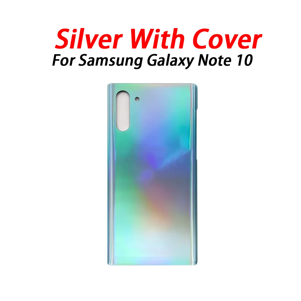 New For Samsung Galaxy Note 10 Battery Back Cover Glass Panel, Rear Door Housing Case Camera Lens Replace