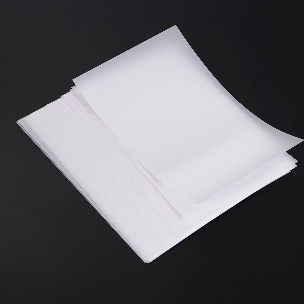 

150 Sheets White Sulfuric Acid Paper A3 Drawing Calligraphy Copy Tracing Paper Translucent Sketching Art Craft
