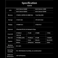 Mini PC Intel N2840 Desktop Computer Pfsense DDR3L Msata SSD 2Lan 2COM VGA HD Display 5