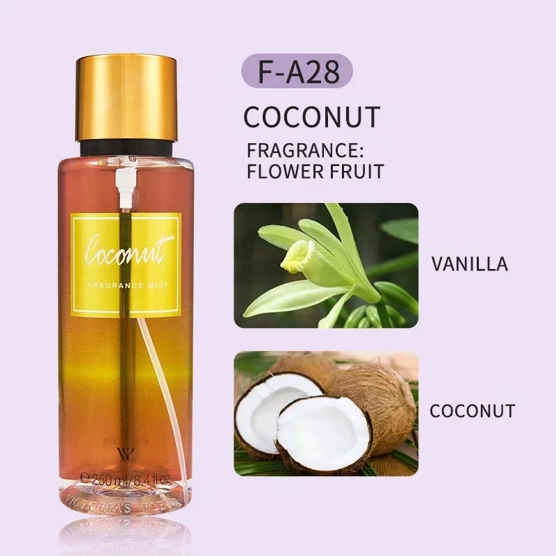 250ML Perfume Lure Floral Fragrance Charming Body Spray Woman Date Scent Long-Lasting Mist Car Air Freshener Anti Odor Deodorant