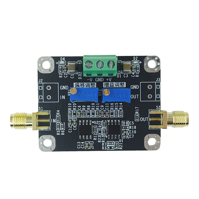 DC Bias Adjustable Amplifier Module Outputs DC Offset Voltage, Superposition Adjustment, Amplification Factor Adjustable