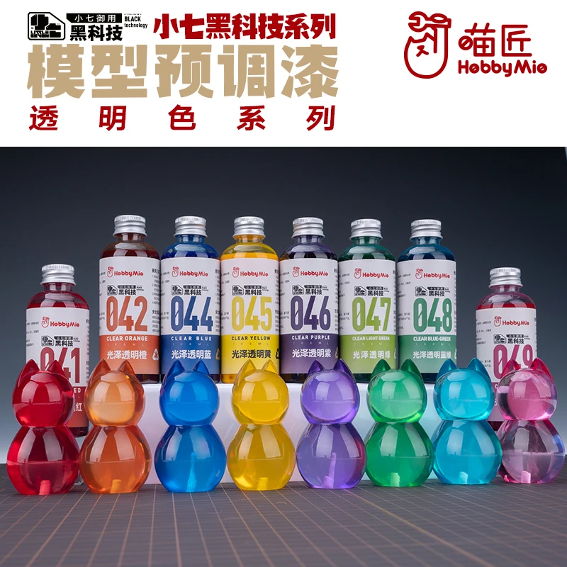 Llacquer Transparent Oiliness Gloss Model Coloring Pre Mixed Paint No Dilution Required DIY HOBBY MIE