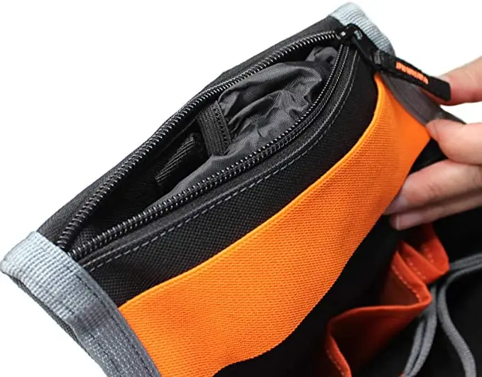 Melotough Electrician Tool Pouch with Waist Belt - Durable Multifunctional Medium Pouch Bag for Tool Organization and Storage