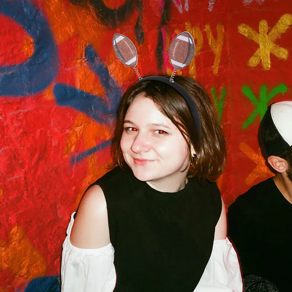 

3pcs Football Headband For Women American Football Party Decorations Sports Headgear Adjustable Hair Accessories Cheerleading