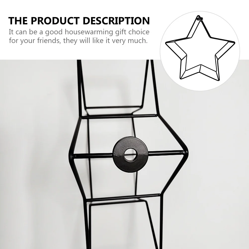

Creative Star Shaped Lampshade Iron Art Long Lasting Practical Use for Various Lamps Gift Iron Art Lampshade Light Shade