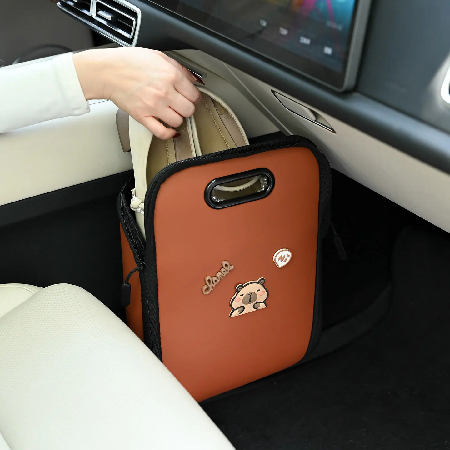 Car Shoe Organizer for Front Seat Back Seat Storage Box Car Accessories