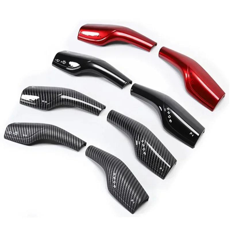 Fit for Tesla Model 3 Model Y Model Gear Lever Decorative Patch, Steering Wiper Gear Lever Interior Modification Accessories New