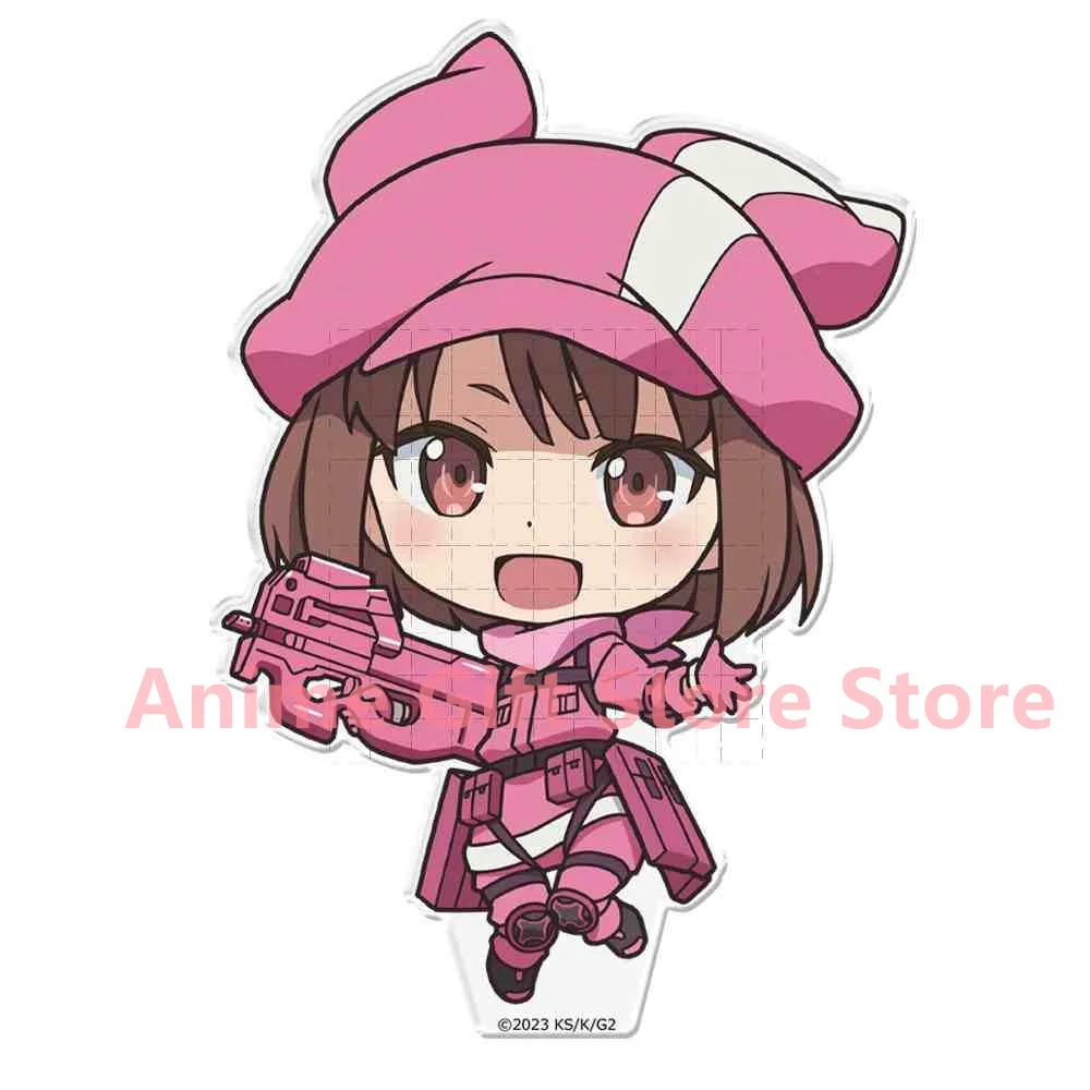 

10CM Hot Game Sword Art Online Acrylic Stand Model Plate Desk Decor Collection Collect Fan gift
