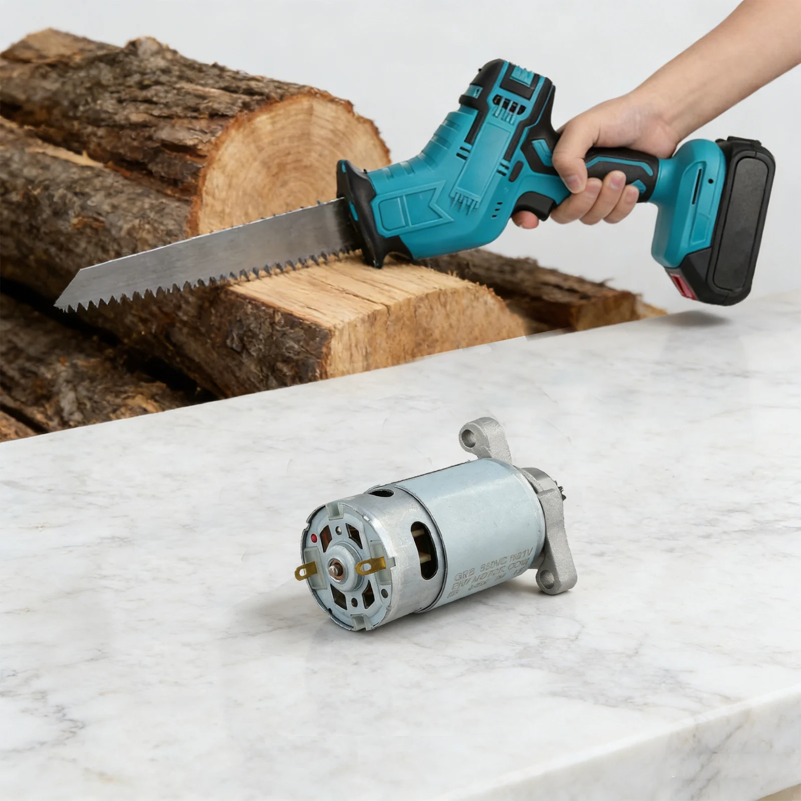 

Мотор для пилы типа 550, 21В, полностью медная конструкция, компактные размеры, профессиональное применение для пил типа 550.