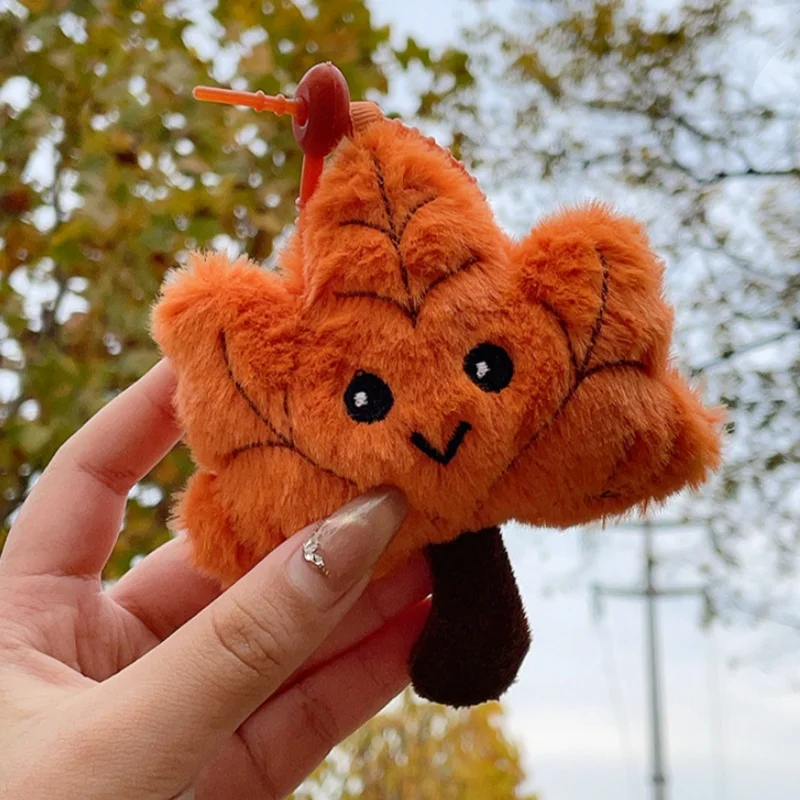 أفخم مابل ليف المفاتيح حقيبة جديدة سحر سيارة كيرينغ لطيف المفاتيح لحقائب اليد ، حقائب الظهر ، محافظ الخريف مجوهرات هدايا للنساء #5