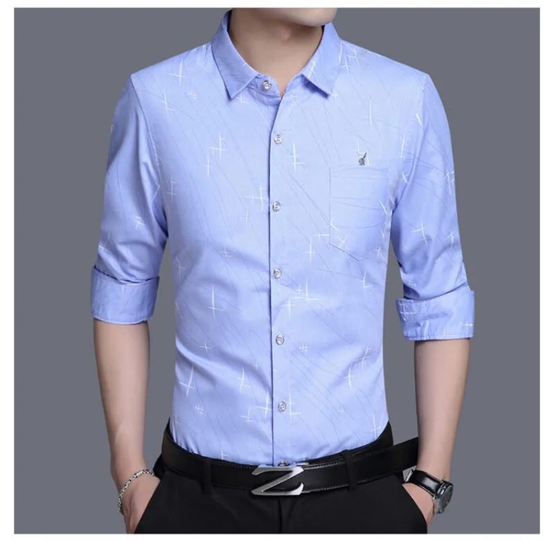 2024 Summer Dinner Business Casual Fabric Soft Flip Collar Men's POLO Shirt  Men Polo Shirt