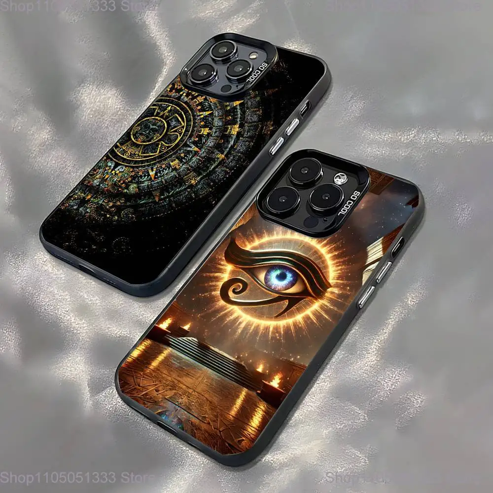 

Mayan civilization Phone Case For iPhone 16,15,14,13,12,11,Pro,XS,Max,Plus,Mini,SE Black Candy Matte Shockproof Cover