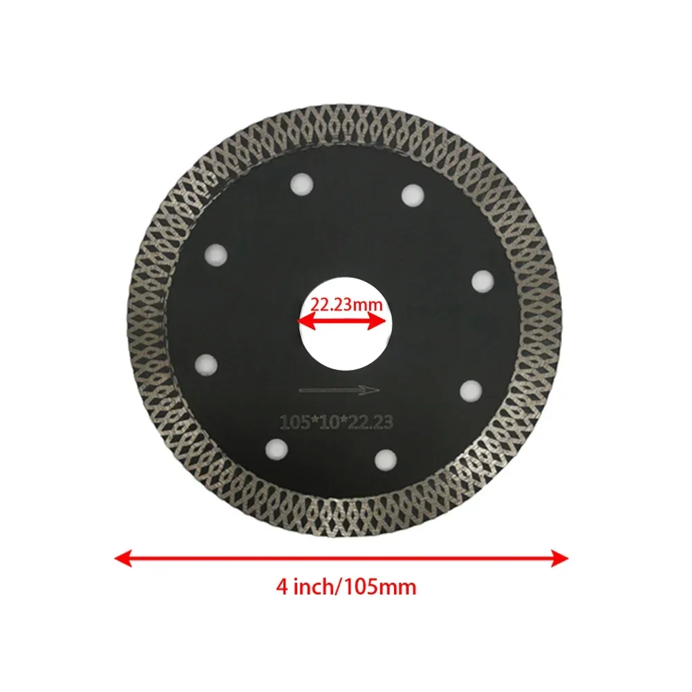 Diamond Saw Blade Ultra-thin Cutting Disc 4/4.5/5/3.4in 22.23/20mm ID 1.3mm For Granite Marble Tile Ceramic Brick Cutting Tools