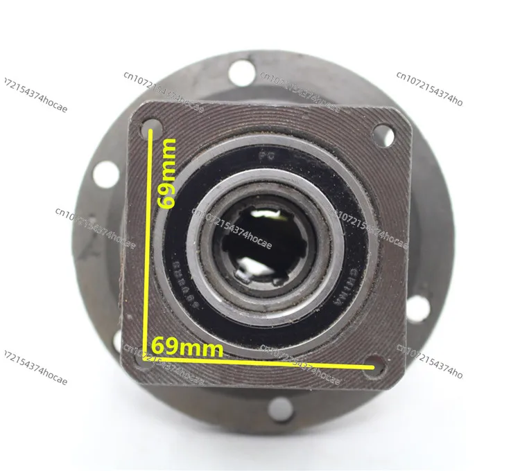 Electric tricycle rear axle accessories chain differential assembly small shell tricycle brush motor tooth bag