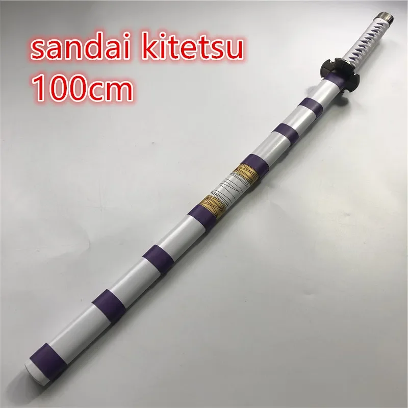 1:1 Cosplay  Kozuki Oden totsukanotsurugi sword Weapon Armed Katana Espada Wood Ninja Knife Samurai Sword Prop Toys 100cm