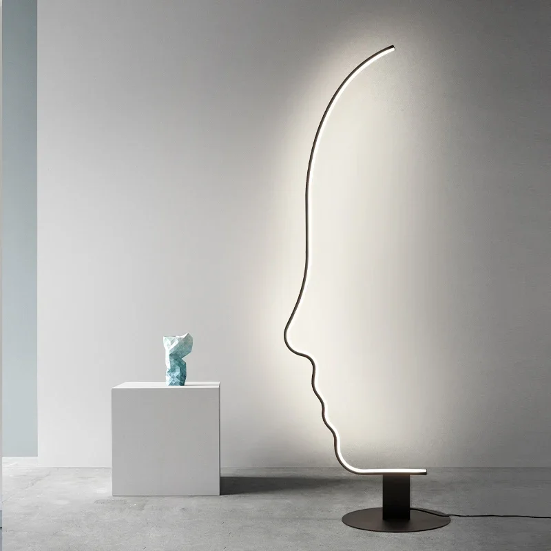 

Modern Art Vertical Floor Lamp for Living Room Hotel Light Emitting Diode Floor Lamp