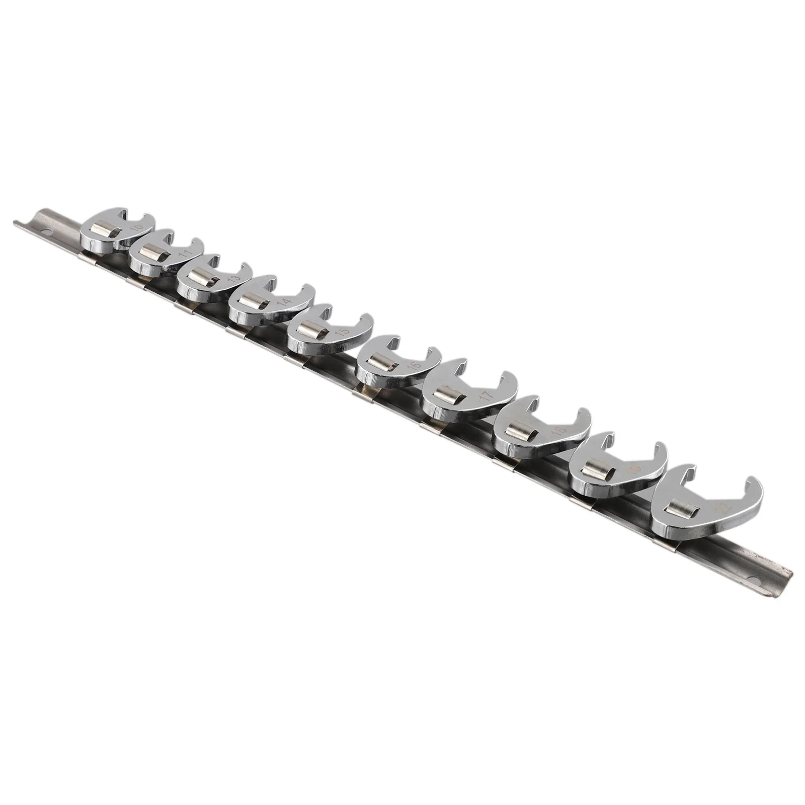Chrome Plated Crowfoot Wrench Compact And Note Open End Design Open End Spanner Package Content Pcs Applications
