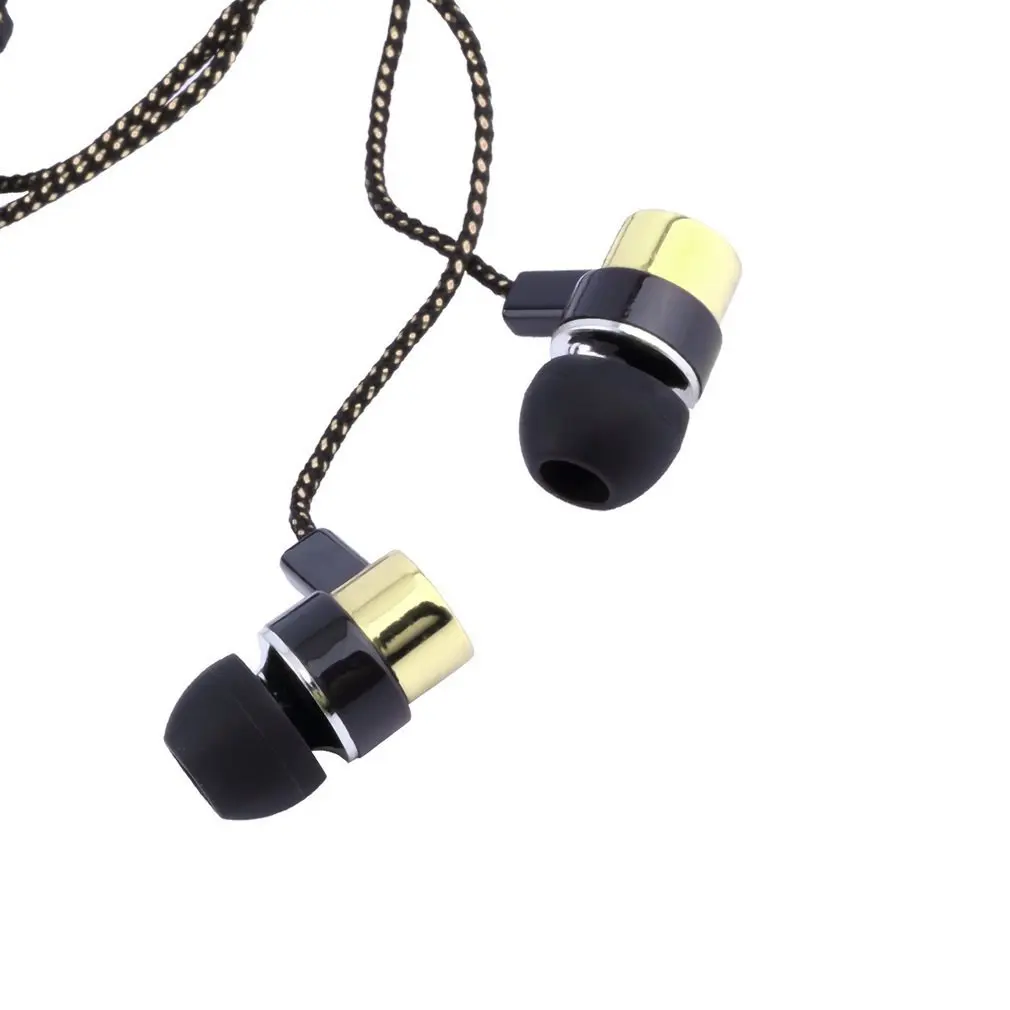 Gamer Wired Earphones Gaming Green Metal HiFi Bass Stereo  Earbuds For Phone Computer Mic Headphones  In Ear Music   Headphone