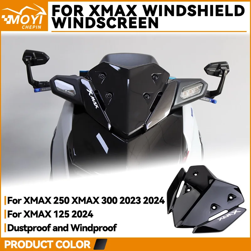 

For Yamaha XMAX250 XMAX300 2023 2024 xmax 125 300 2024 Motorcycle Windshield Viser Visor Deflector WindScreen Wind Shield Screen