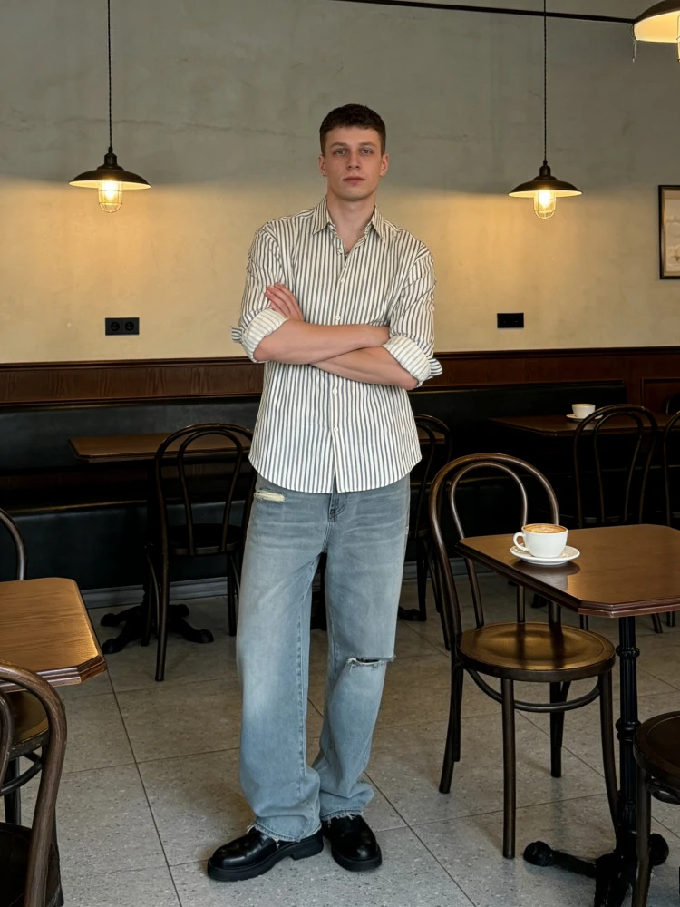 

Straight Jeans Distressed Men Jean Punk Ripped Holes Washed Denim Pants Ankle Length Women Zipper Fly Pockets Casual 2025