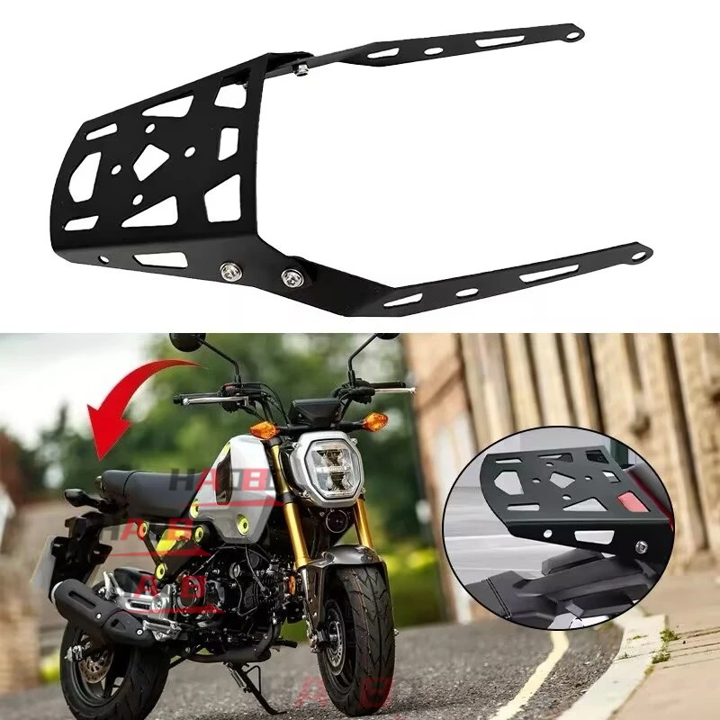 Motorcycle Backseat Luggage Rack Bracket Rear Armrest For Honda Grom 125 MSX125 2022 2023 2024 2025