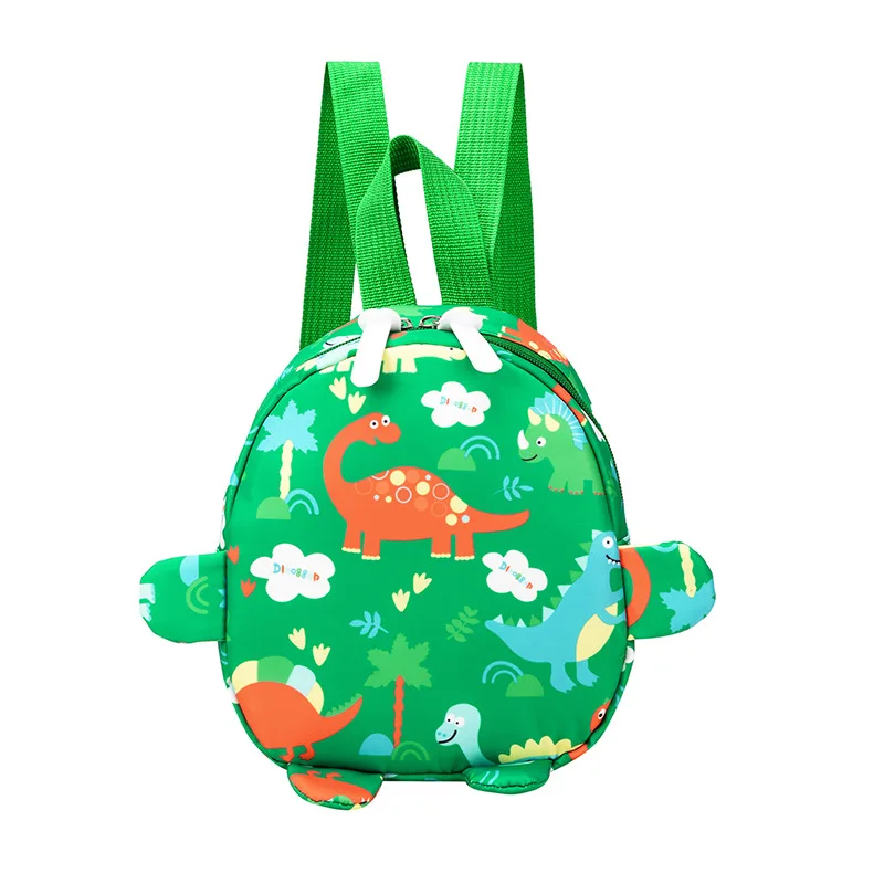 Mochila bonito dinossauro dos desenhos animados para crianças, Jardim de infância bebê menino e menina saco pequeno, 2023