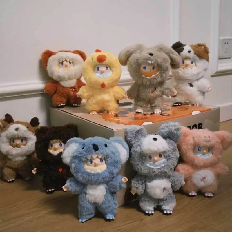 Poszukuję zawieszki w formie blind boxa: Jednorożec, Farmer Bob, Potwór Strażnik, winylowy blind box, modny gadżet, idealny prezent dla dziewczynek.