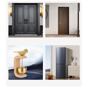 دقات الرياح النحاسية المغناطيسية الخشبية الصلبة ، جرس الباب اللاسلكي ، جرس باب الدخول ، ديكور المنزل المعلق ، بساطتها أفضل 8 جرس مبيعات لباب المدخل - No8