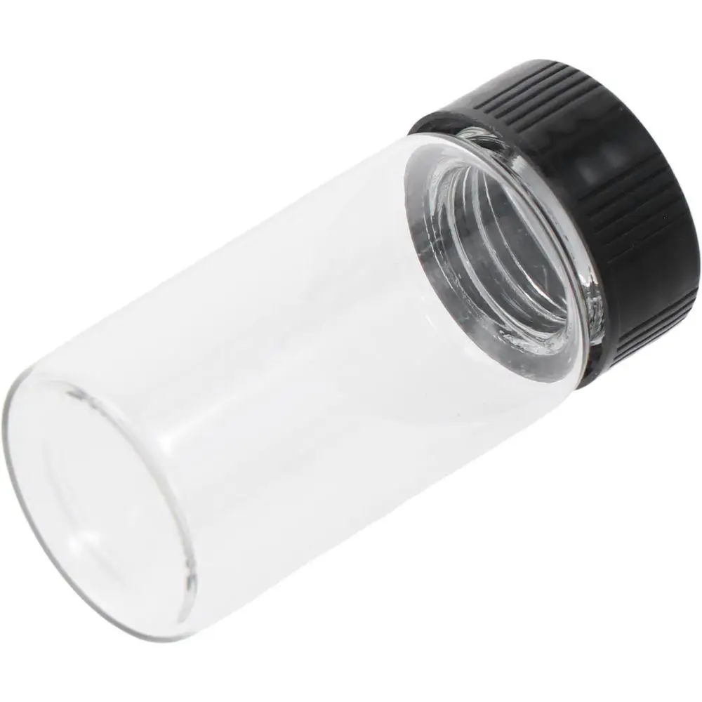 Clear Glass Sample Vials, Mini Empty Glass Bottles with Screw Cap Capacity 20ml (0.7 Oz), Pack of 20