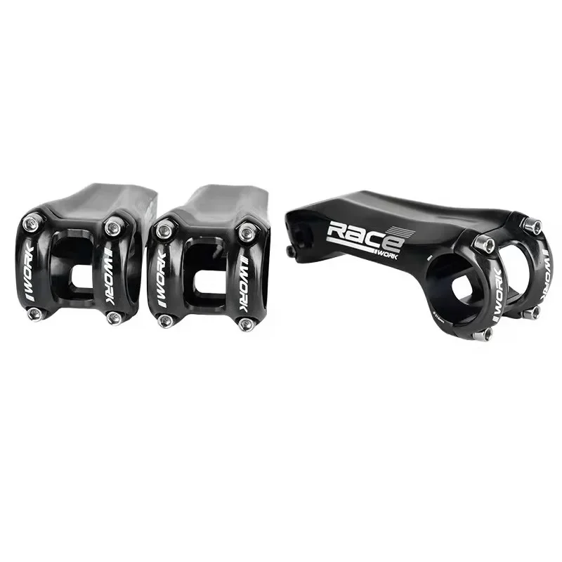 MTB Bicycle Stem Polished Ultralight CNC High-Strength 80/90/100mm XC 20 Degree Road Bike Negative angle Handlebar Stem