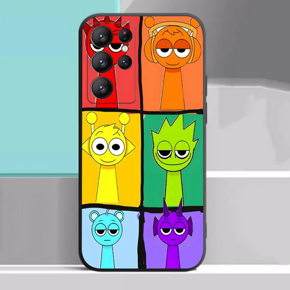Game Sprunki Phone Case For Samsung S 24 fe 25 Ultra plus 20 lite 21 30 22 23 24 22 Ultra 5G Fundas view 6
