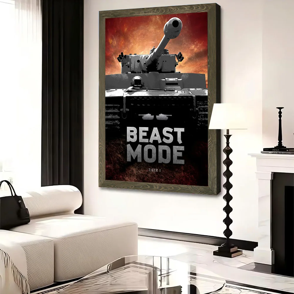 Beast Mode Printed Canvas Poster Personalized High Quality Wall Art Paintings for Specialty and Themed Home Decor Items Painting - view 4